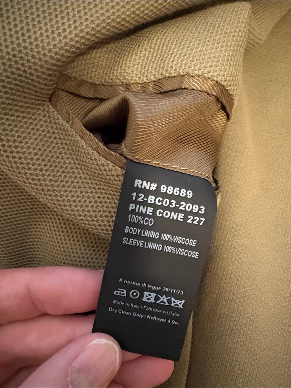 NWOT Todd Snyder Pima Cotton Sport Coat - Picture 8 of 10